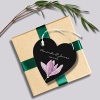 Merci Floral violet noir