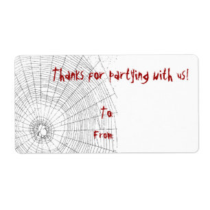 Étiquettes Cadeau Merci Halloween