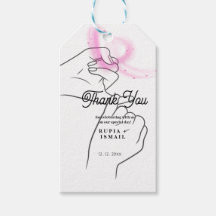 Merci minimaliste élégant Favoriser le cadeau