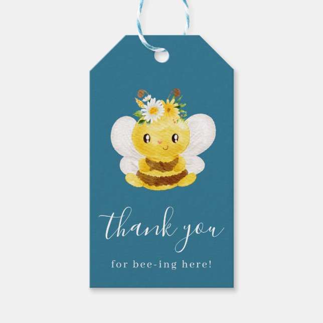 Étiquettes-cadeau Merci Pour L'Abeille Ici Favoriser Le Balise Cadea (Devant)