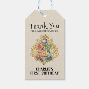 Étiquettes-cadeau Merci pour le premier anniversaire d'Harry Potter