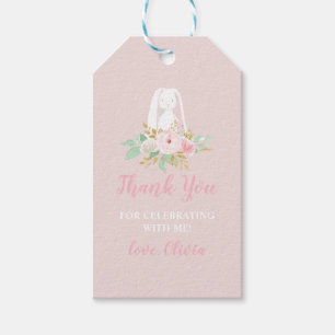 Étiquettes-cadeau Merci pour le premier anniversaire floral de Some