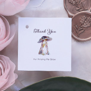 Étiquettes Cadeau Merci pour m'aider à développer Appréciation Tag