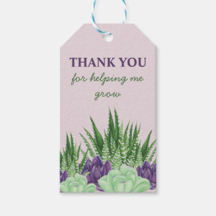 Étiquettes-cadeau Merci pour m'aider à grandir enseignant
