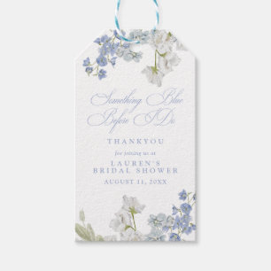 Étiquettes-cadeau Merci Quelque Chose De Bleu Avant De Faire Fête de