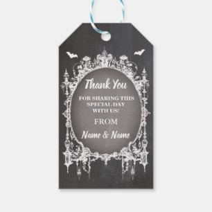 Étiquettes-cadeau Merci Tag Cadre gothique Favoriser Tags Mariage