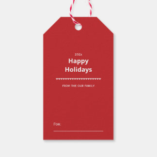 Étiquettes-cadeau Merry Christmas & Happy New Year