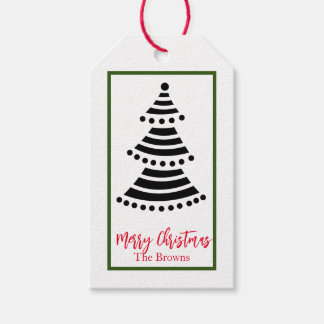 ÉTIQUETTES-CADEAU MERRY NOËL ARBRE NOM PERSONNALISÉ BALISES CADEAUX