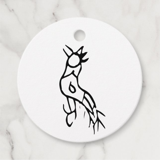 Étiquettes Cadeau Merveilleux Zodiac-Rooster Chinois-#001- (Devant)