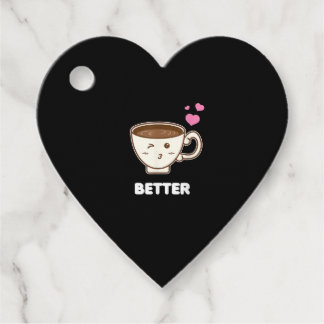 Étiquettes Cadeau Mieux ensemble son et elle drôle amateur de café G