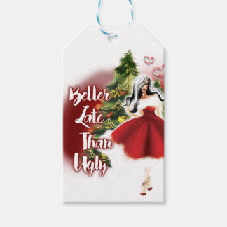 Étiquettes-cadeau Mieux Tard Que Vilain