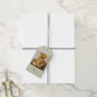 Étiquettes-cadeau Mignonne Ours De Miel Teddy - Couture artisanale