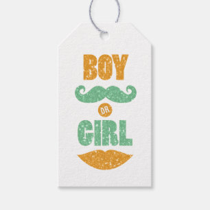 Étiquettes-cadeau Mignonne Saint Patrick's Day Baby shower Révélatio