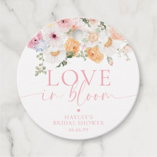 Étiquettes Cadeau Millie Floral Love en Fleur Enterrement de Vie de