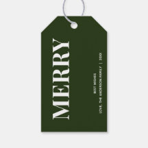 Minimal MERRY | Vert forêt de vacances