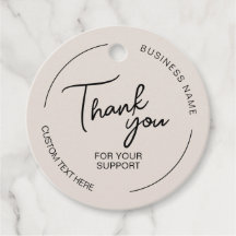 Minimaliste Merci Beige Entreprise