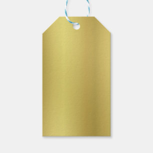 Étiquettes-cadeau Modèle Arrière - plan or