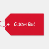 Modèle texte de script blanc et rouge clair simple