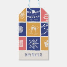 Modern Hand-Drawn Colorful New Year Elements 2026