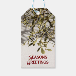 Étiquettes-cadeau Modern Mistletoe Christmas