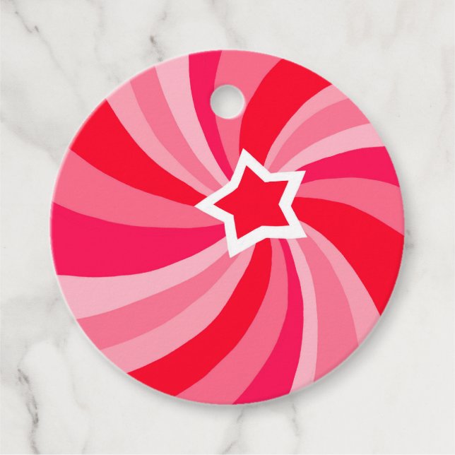 Étiquettes Cadeau Modern Swirl HAPPY HOLIDAYS CUSTOM TO FROM Gift (Devant)