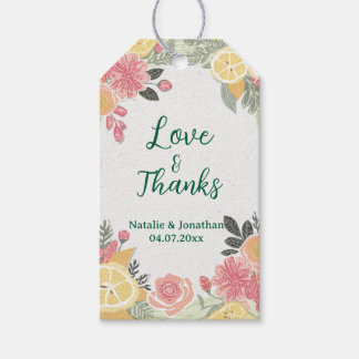 Étiquettes-cadeau Modern Wedding Thank You 