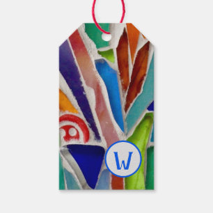 Étiquettes-cadeau Mosaïque multicolore