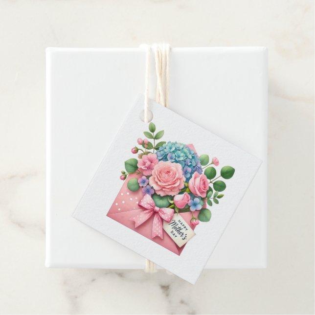 Étiquettes Cadeau Mothers Day Gift Tag  (En situation)