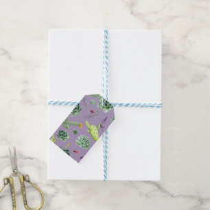 Étiquettes-cadeau Motif Cactus 7