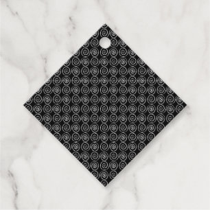 Étiquettes Cadeau Motif celtique à double spirale