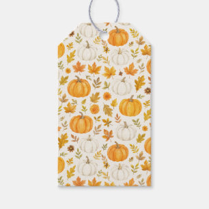 Étiquettes-cadeau Motif Citrouille mignon   Thanksgiving
