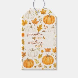 Étiquettes-cadeau Motif Citrouille mignon   Thanksgiving