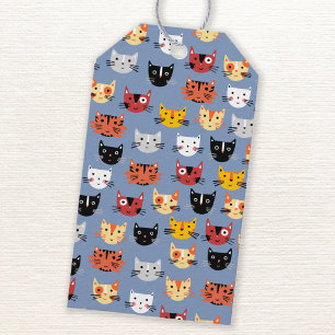 Étiquettes-cadeau Motif de chats mignons