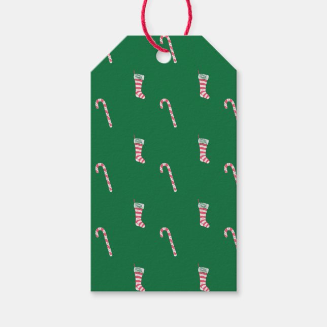 Étiquettes-cadeau Motif de stockage et de Sucre de canne (Devant)