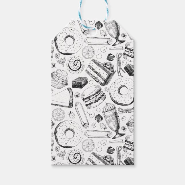 Étiquettes-cadeau Motif délicieux (Devant)