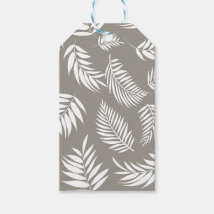 Étiquettes-cadeau Motif Feuille tropical 9