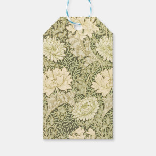 Étiquettes-cadeau Motif floral vert de William Morris, profitez-en !