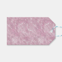 Motif Moire en Soie Marbrée en Rose Poussiéreux