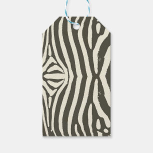 Étiquettes-cadeau Motif Poster de animal Zebra Stripe