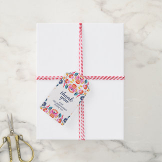 Étiquettes-cadeau Mots clés Fiesta Floral Favor