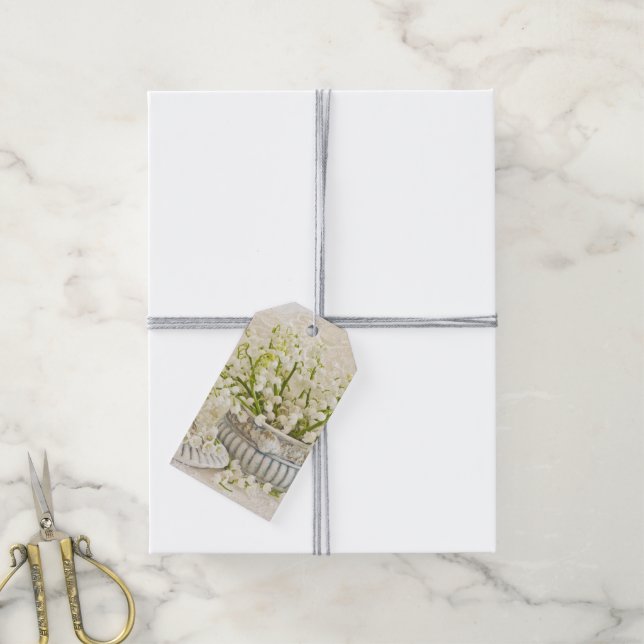 Étiquettes-cadeau Muguet (Avec de la ficelle)