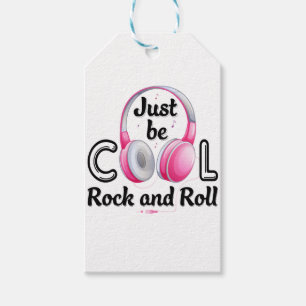 Étiquettes-cadeau Music Lover Just Be Cool Rock and Roll