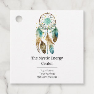 Étiquettes Cadeau Mystic Dreamcatcher Spirituel Métaphysique Yoga