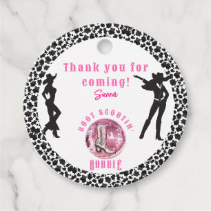 Étiquettes Cadeau Nashville Cowgirl Disco Rodeo Bachelorette Week-en