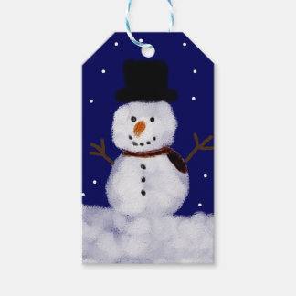Étiquettes-cadeau Neige Le Snowman