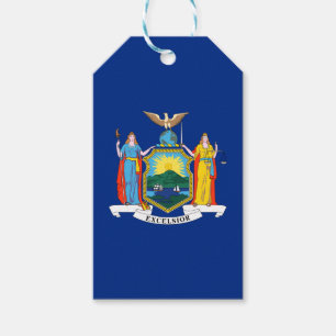 Étiquettes-cadeau New York : The Empire State, Home Big Apple Flag