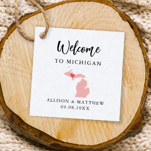 Étiquettes Cadeau N'importe quel sac de bienvenue Mariage de Color M