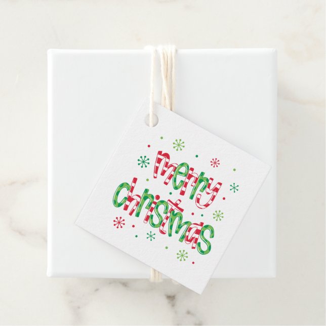 Étiquettes Cadeau Noël (En situation)