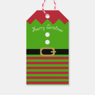 Étiquettes-cadeau Noël Elf