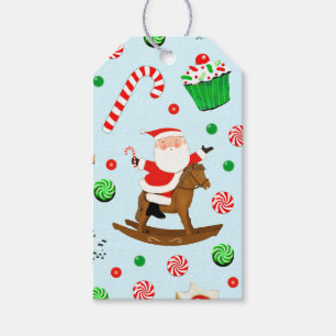 Étiquettes-cadeau Noël équestre